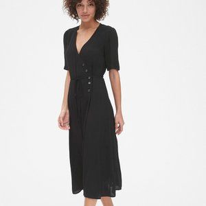Gap Black Wrap Dress